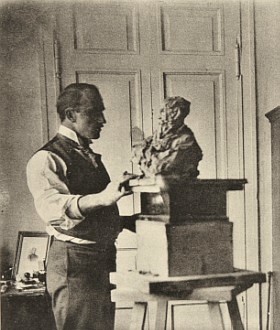 The sculptor Prince Paolo Troubetzkoy 